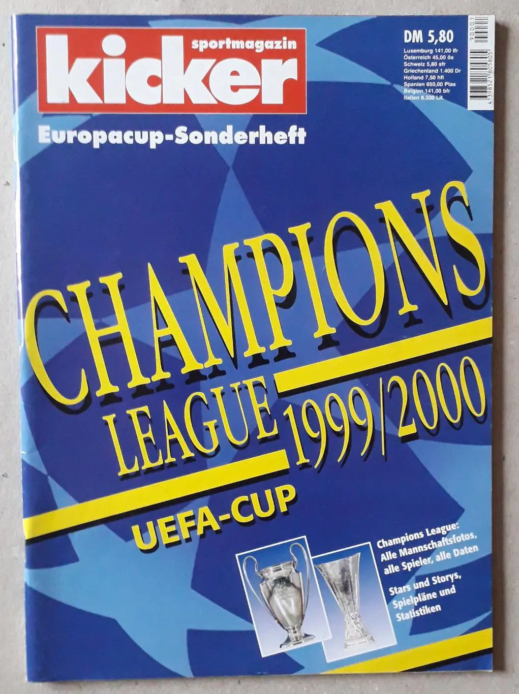 Kicker Champions League 1999/00