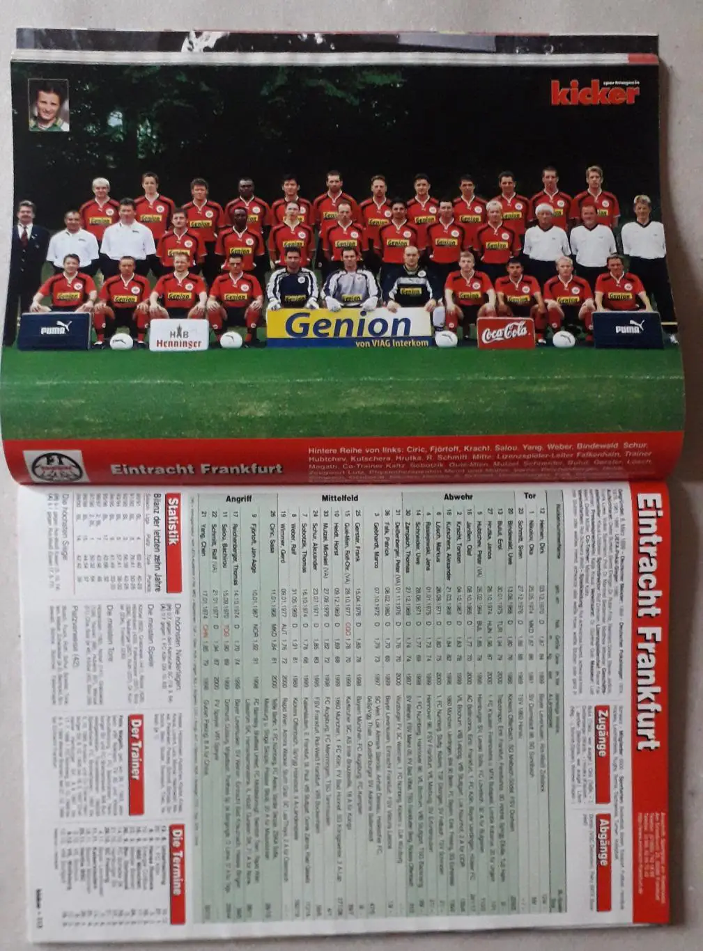 Kicker Bundesliga 2000/01 1