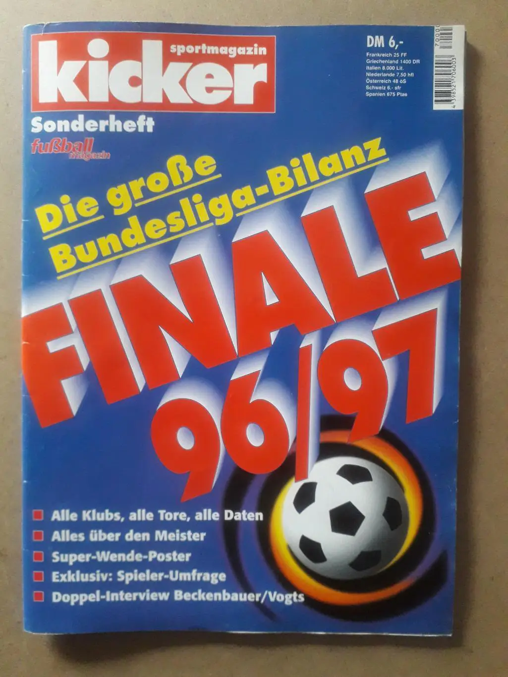Kicker Finale 1996/97
