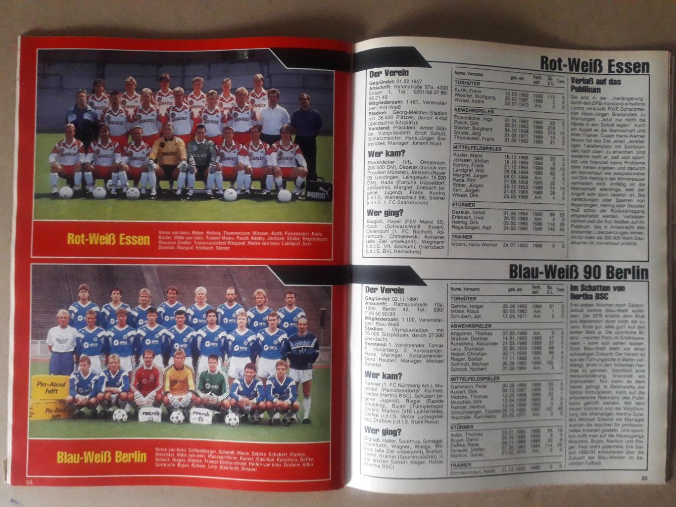 Fussball Sport 1990/91 2