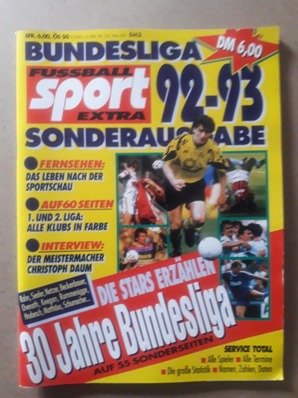 Fussball Sport 1992/93
