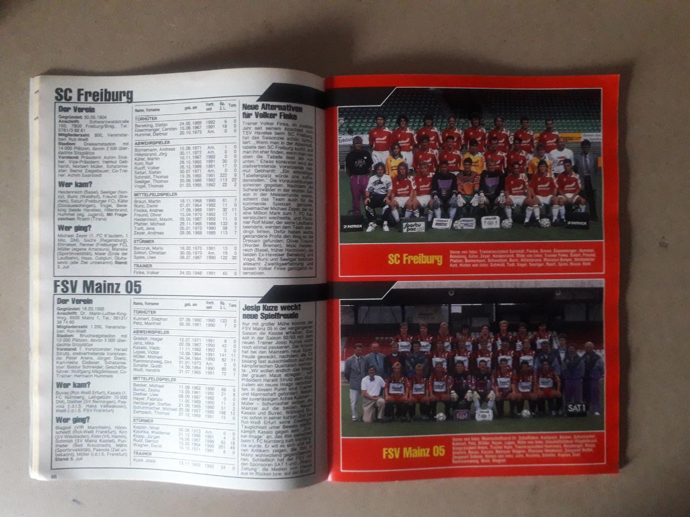 Fussball Sport 1992/93 1