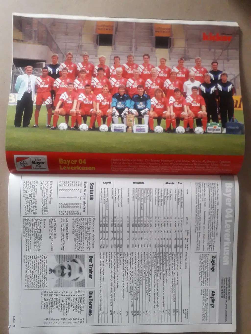 Kicker Bundesliga 1993/94 2
