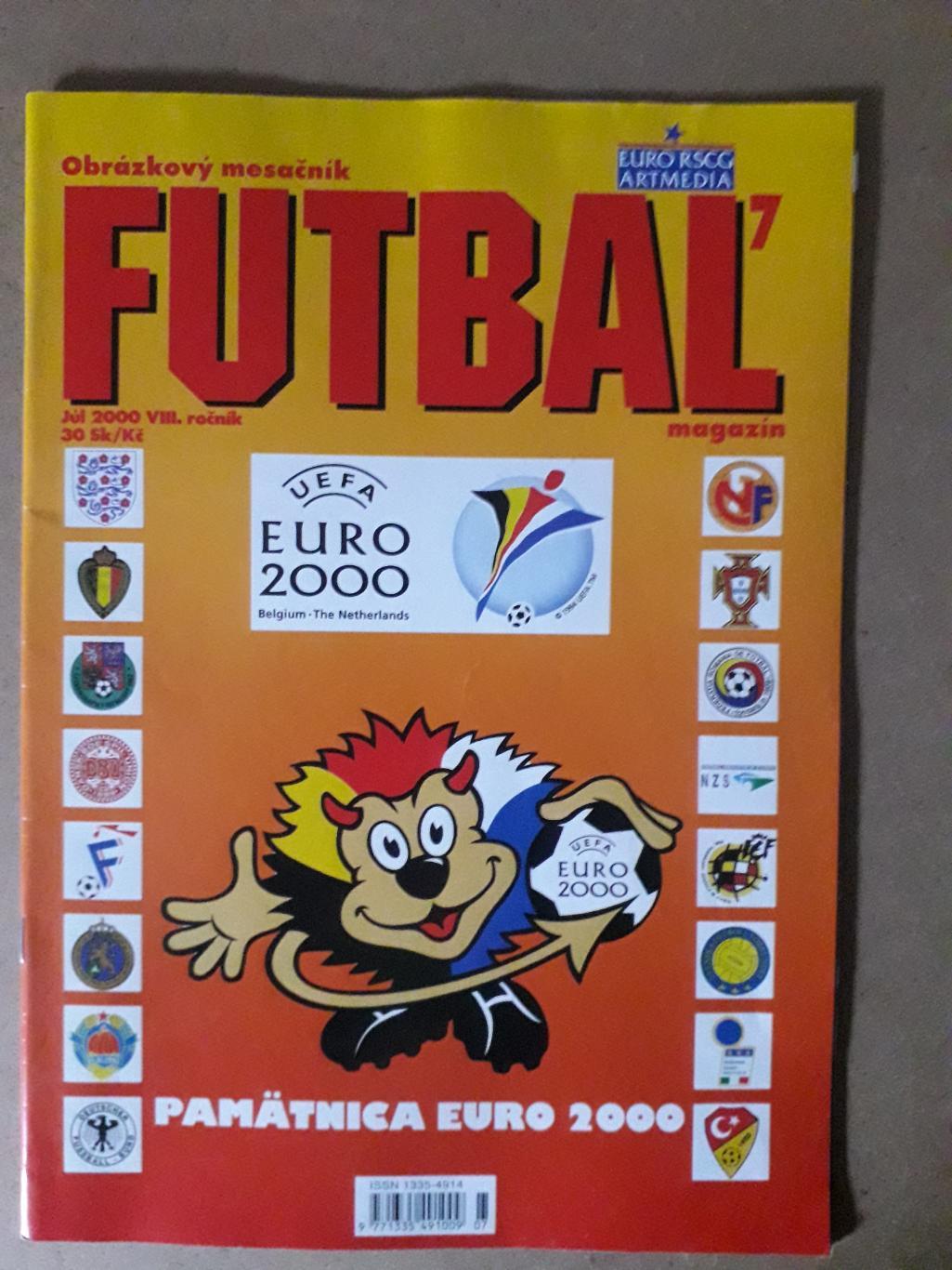Словацкий Futbal magazin Nr.7/2000 хроника ЕURО
