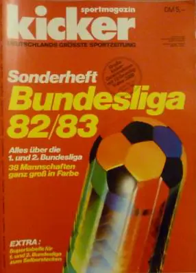 Kicker Bundesliga 1982/83,1983/84