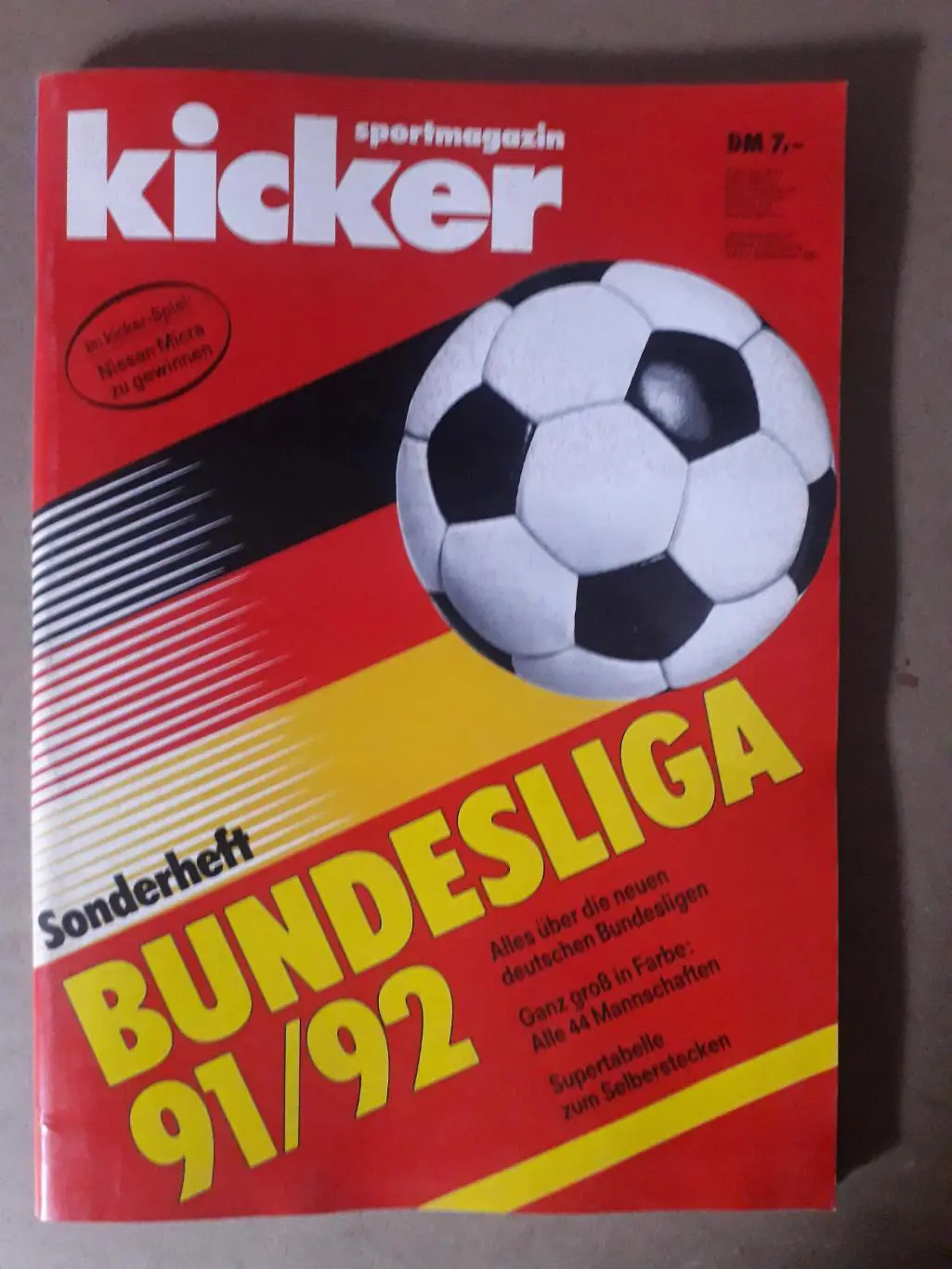 Kicker Bundesliga 1991/92