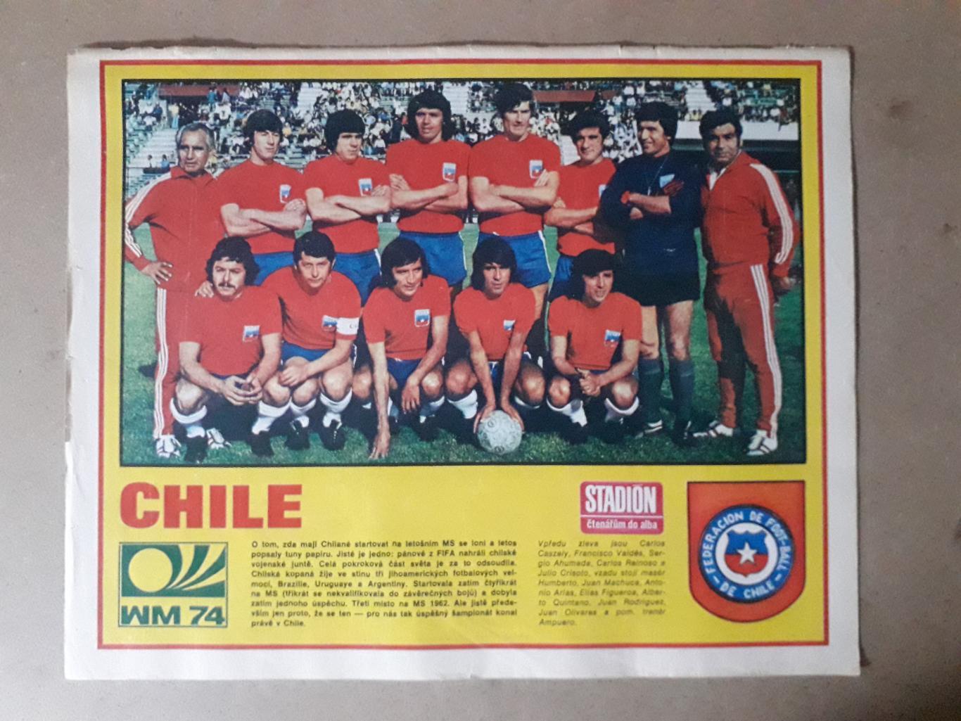 Постер из журнала Stadion- Chile