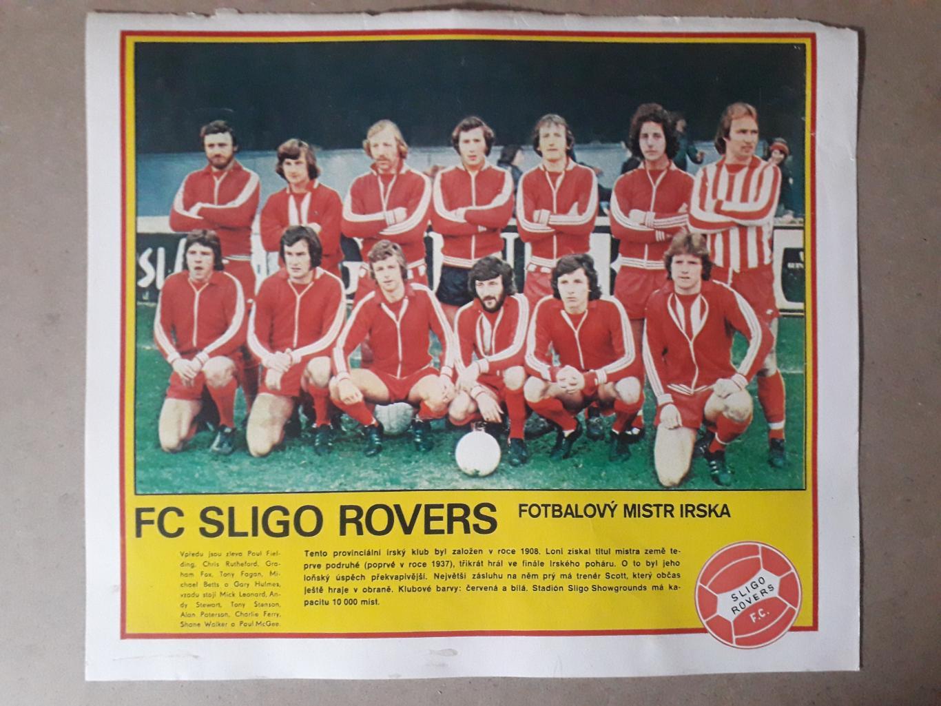 Постер из журнала Stadion- Sligo Rovers