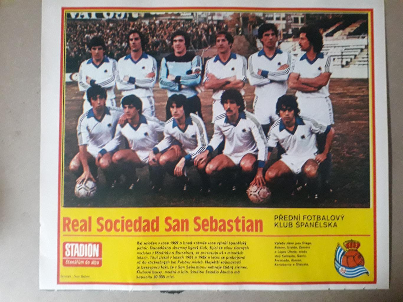 Постер из журнала Stadion- San Sebastian 1