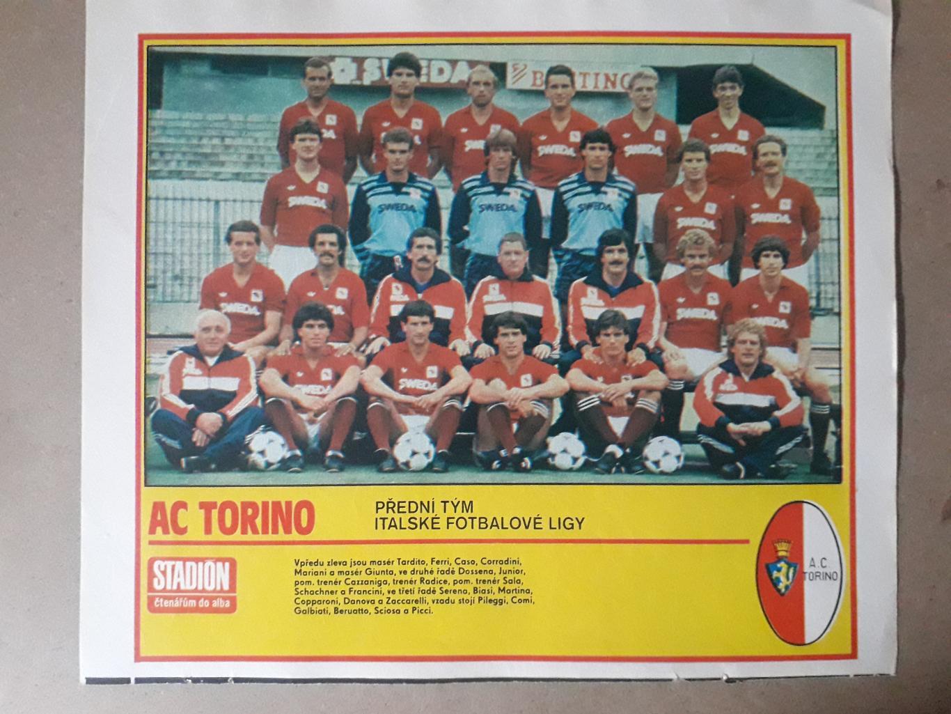 Постер из журнала Stadion- AC Torino