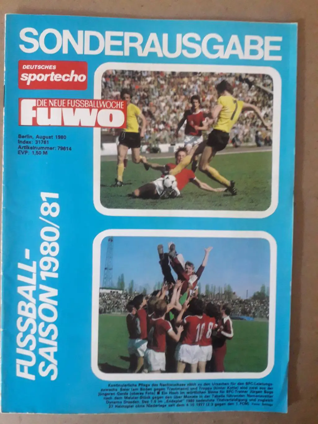 Fuwo- Sonderausgabe 1980/81