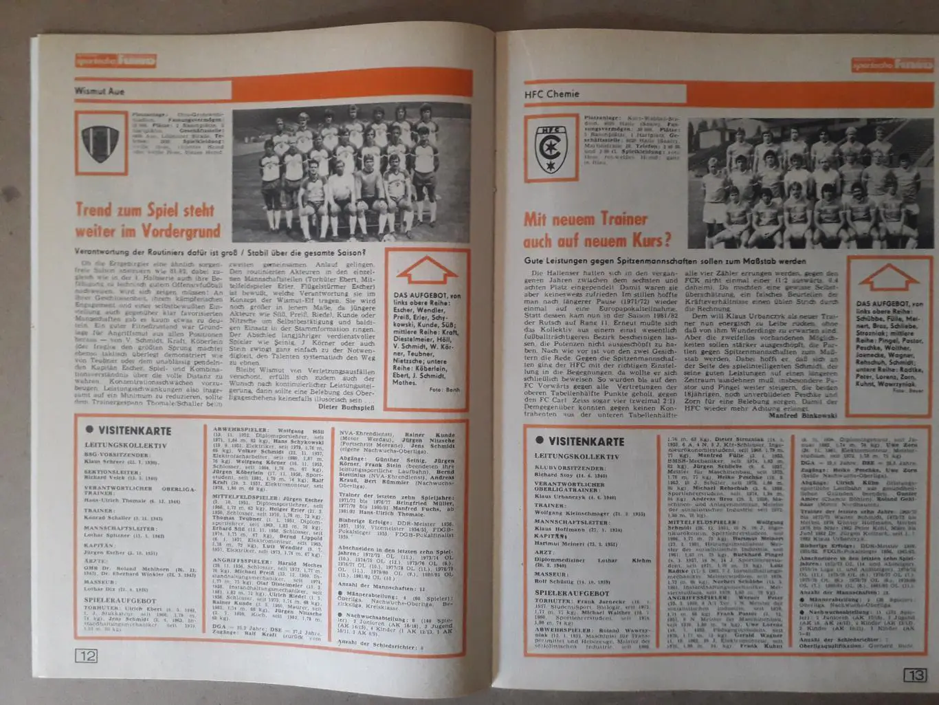 Fuwo- Sonderausgabe 1982/83 1