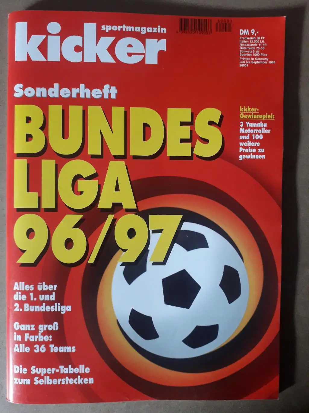 Kicker Bundesliga 1996/97