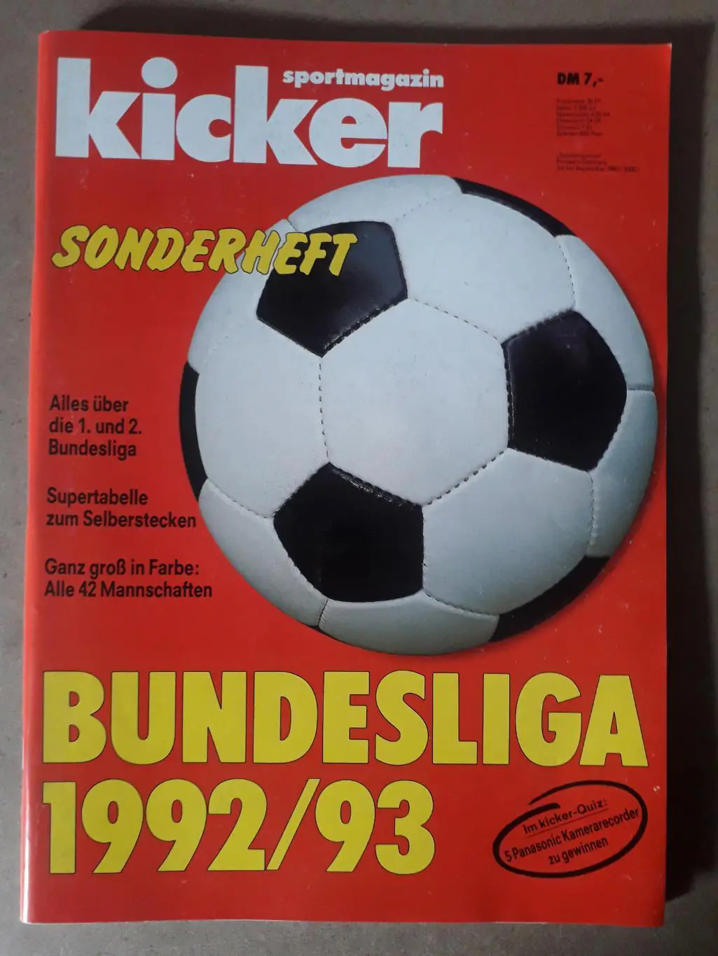Kicker Bundesliga 1992/93