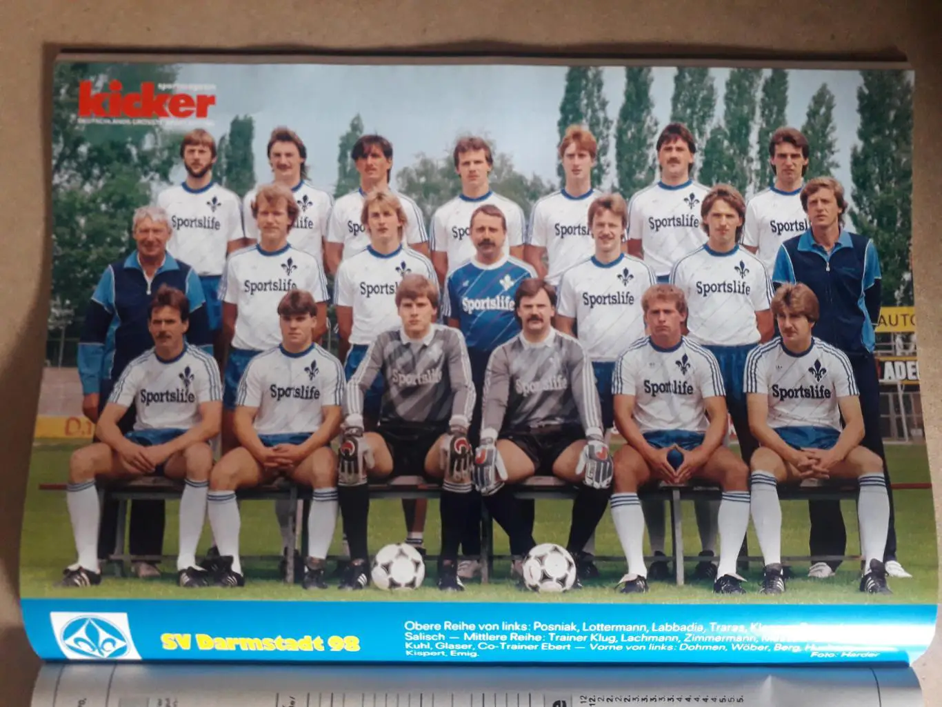 Kicker Bundesliga 1985 86
