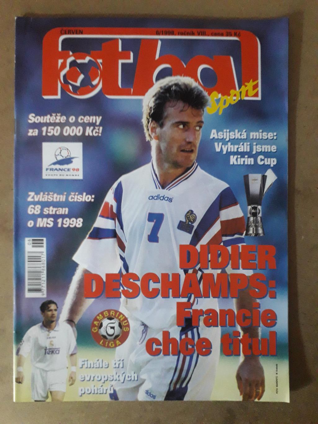 Fotbal sport 6/1998