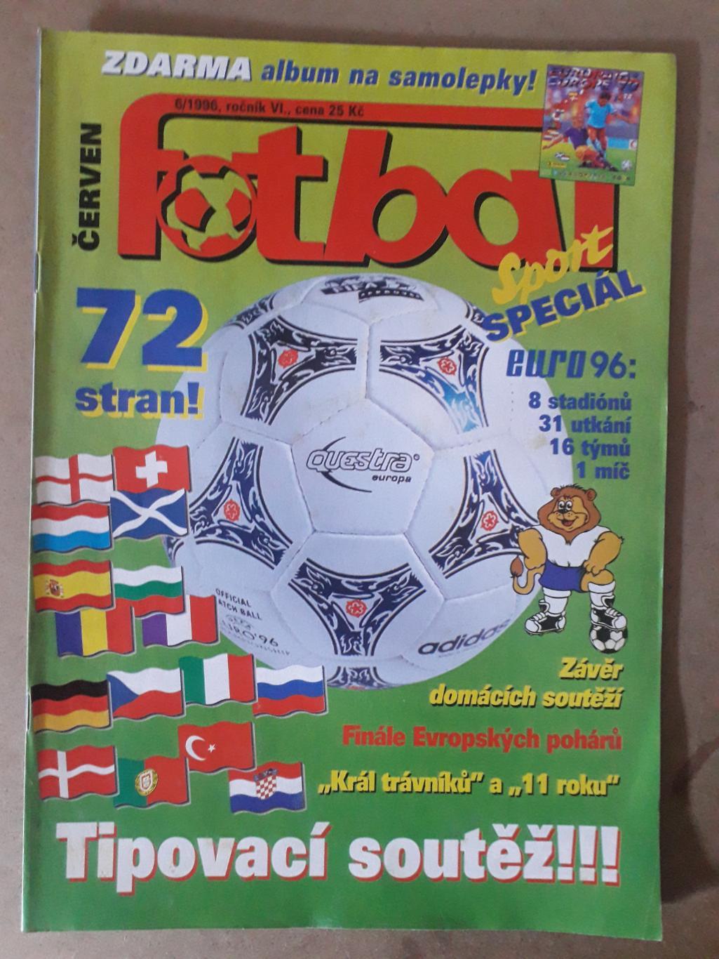 Fotbal sport 6/1996