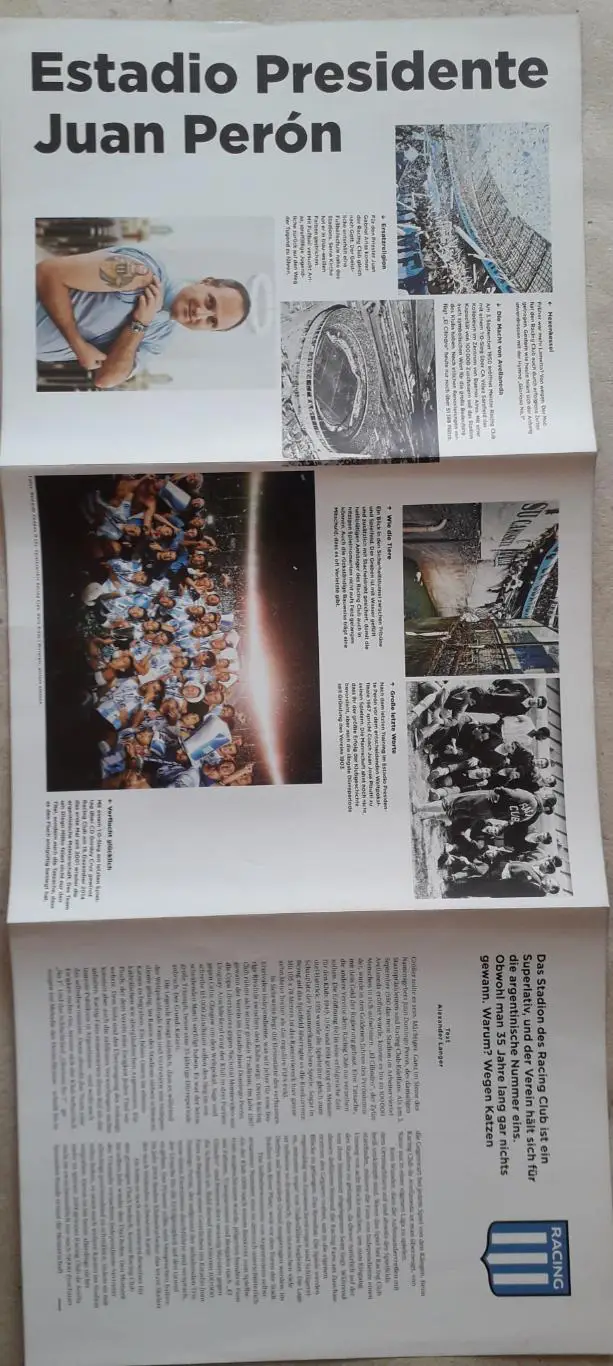 Estadio presidente Juan Peron Buenos Aires 1