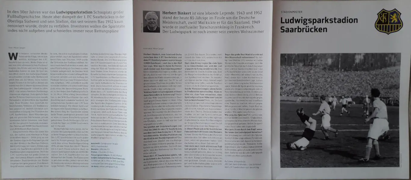 Ludwigsparkstadion Saarbrucken 1