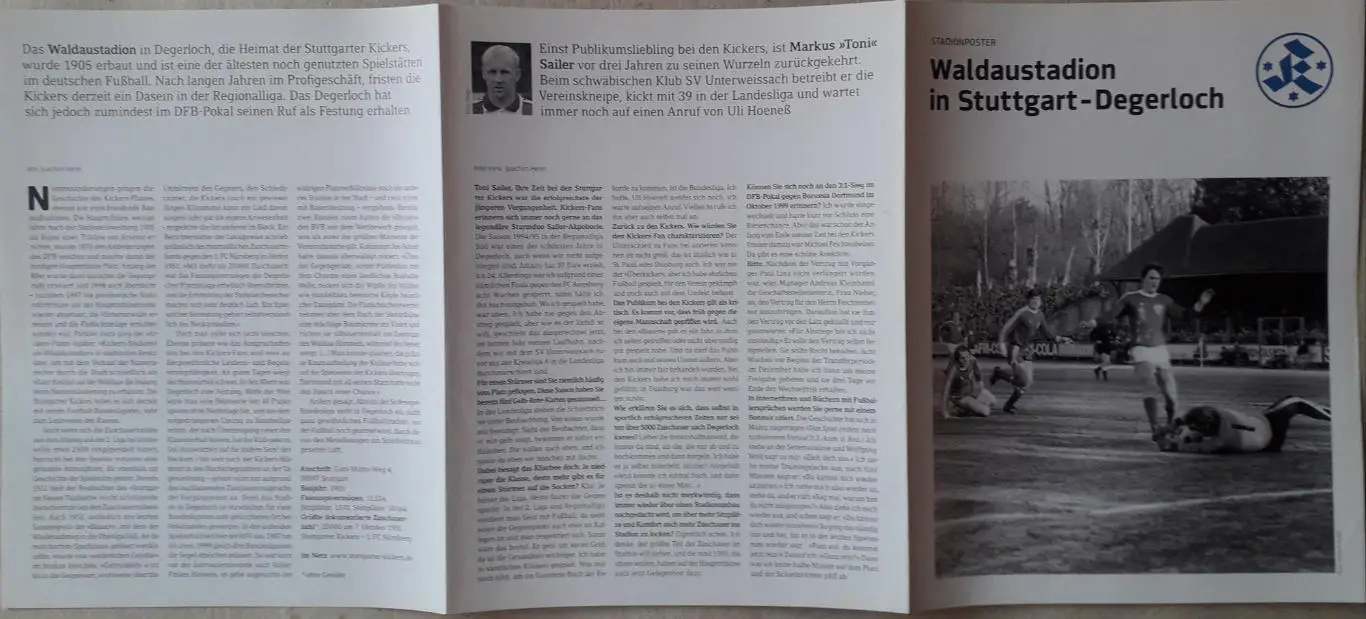 Waldaustadion in Stuttgart- Degerloch 1