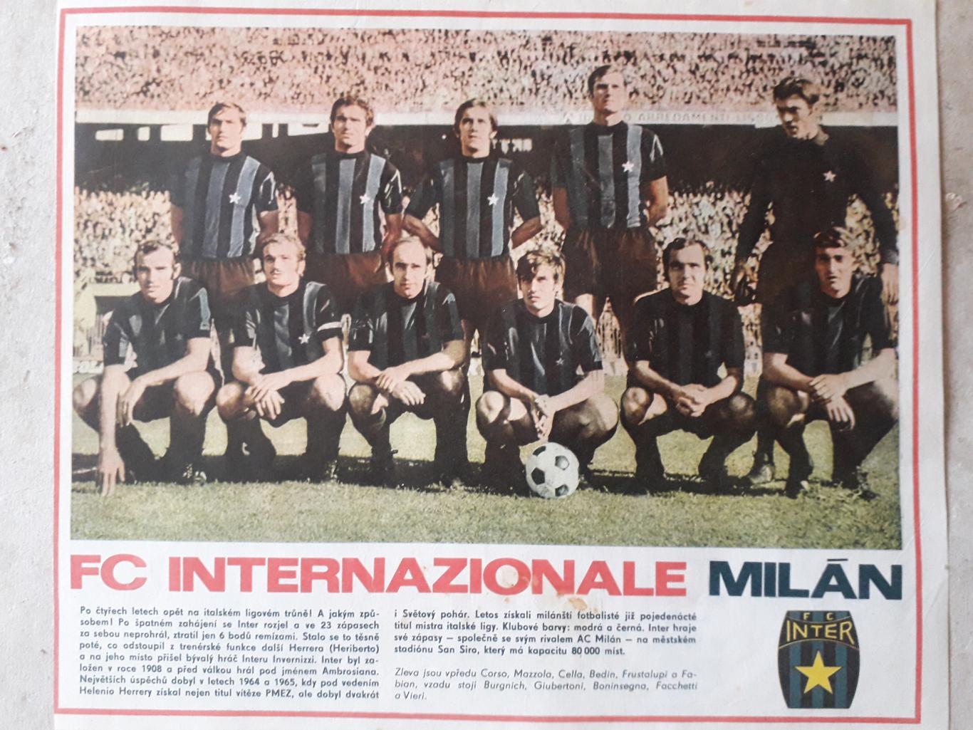 Постер из журнала Stadion- Inter Milano 2