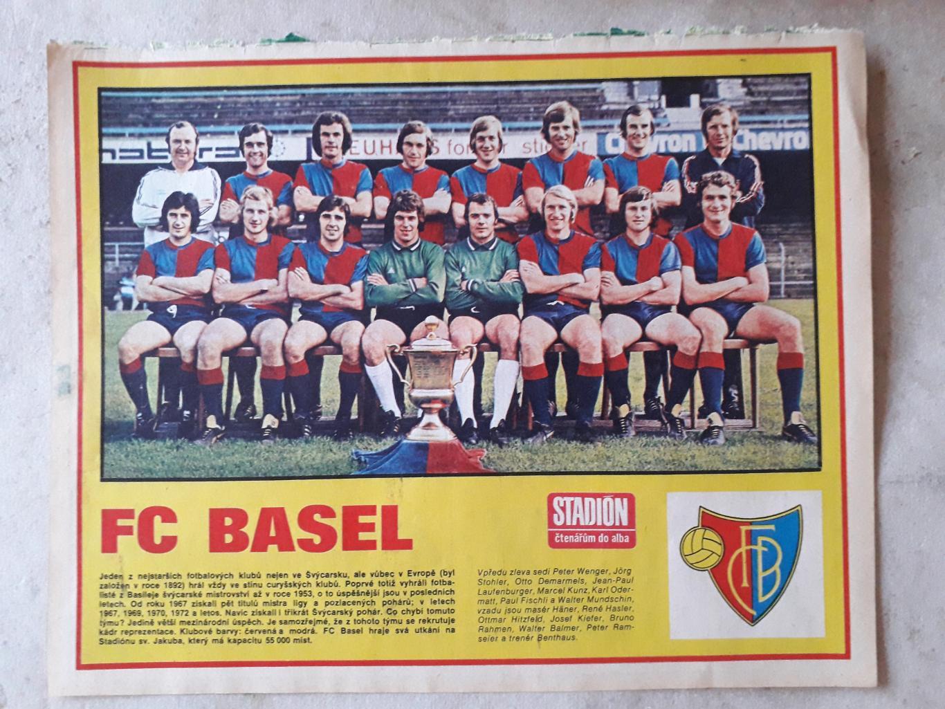 Постер из журнала Stadion- Basel 2