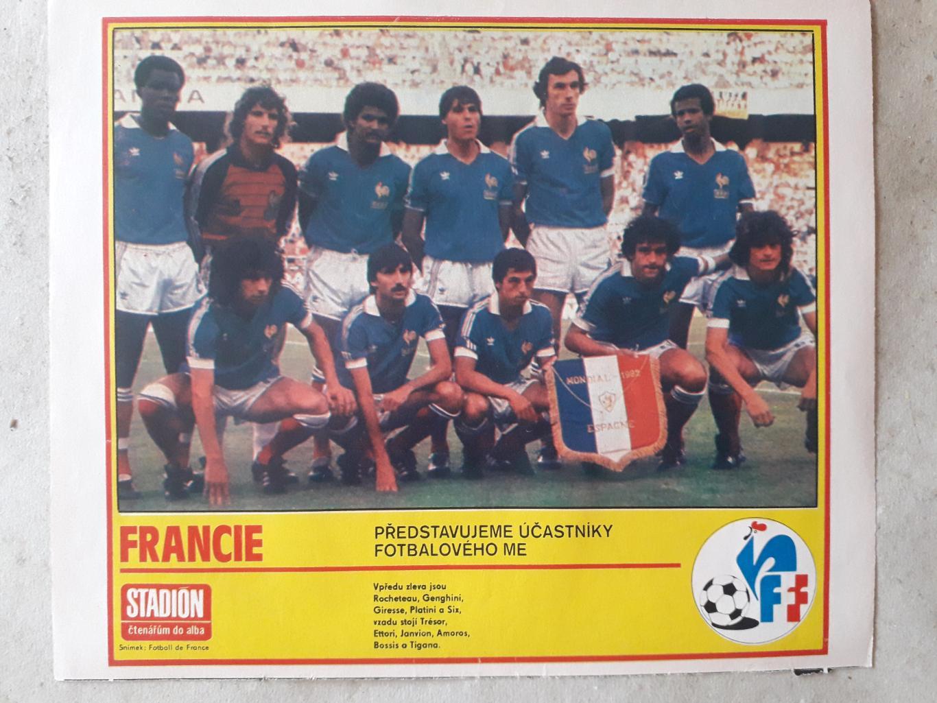 Постер из журнала Stadion- Francie