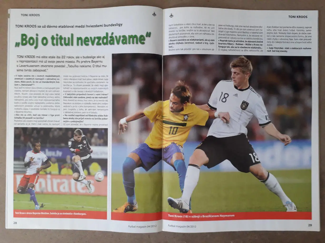 Словацкий Futbal magazin 4/2012 1