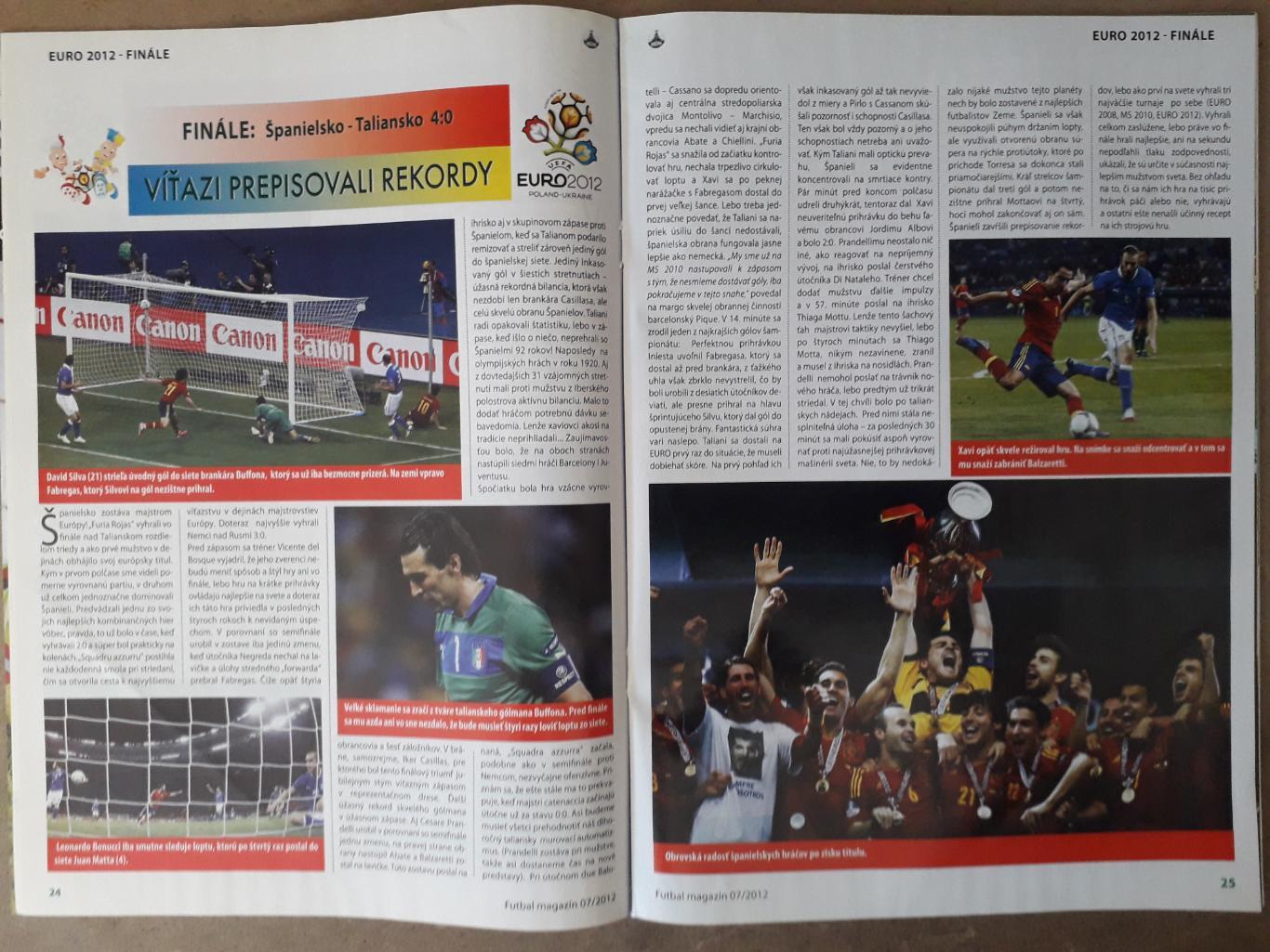 Словацкий Futbal magazin 7/2012 1