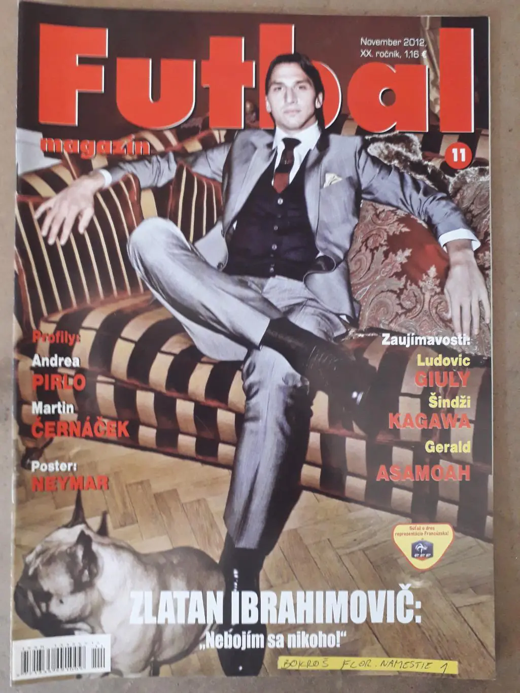 Словацкий Futbal magazin 11/2012