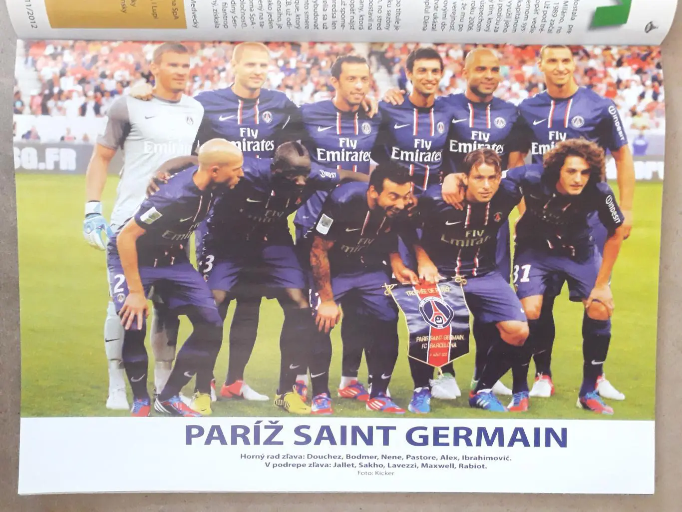 Словацкий Futbal magazin 11/2012 1