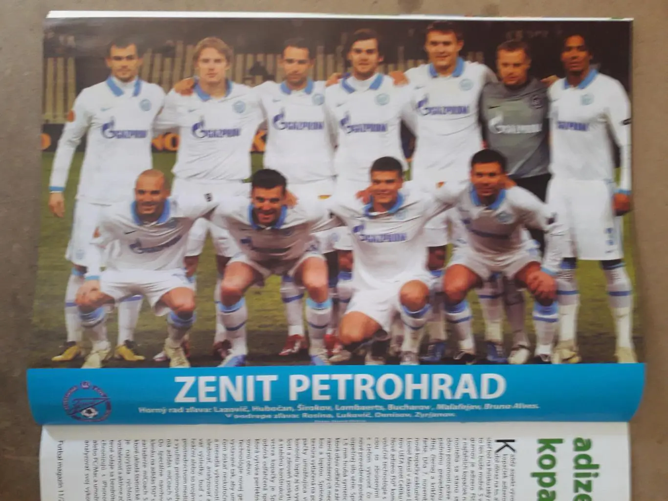 Словацкий Futbal magazin 11/2012 3