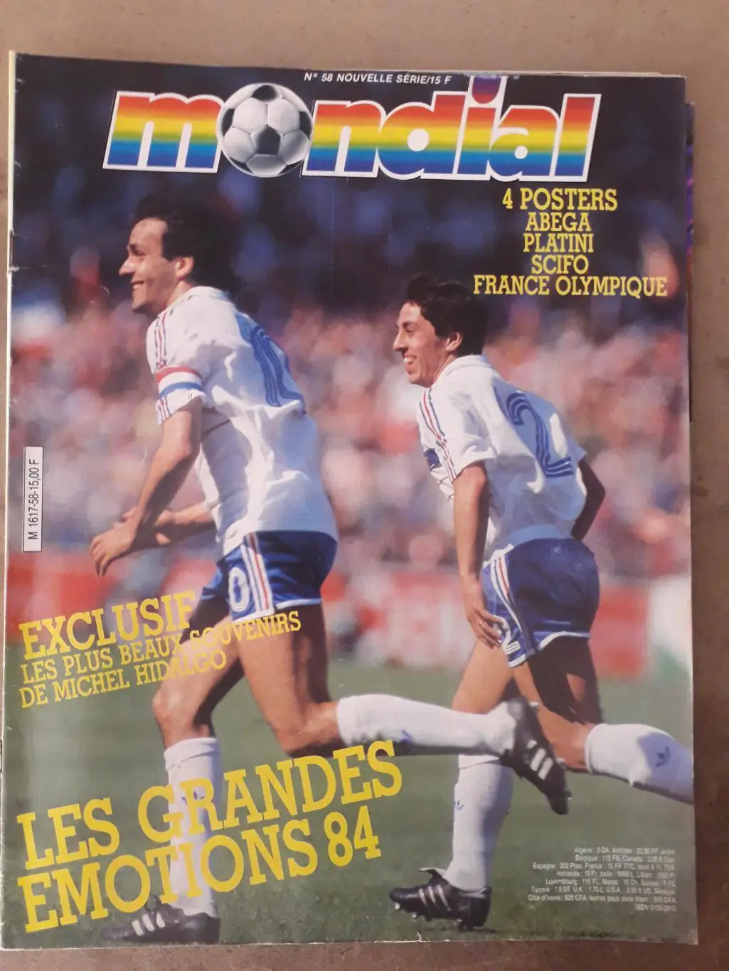 Mondial nouvelle serie n°58