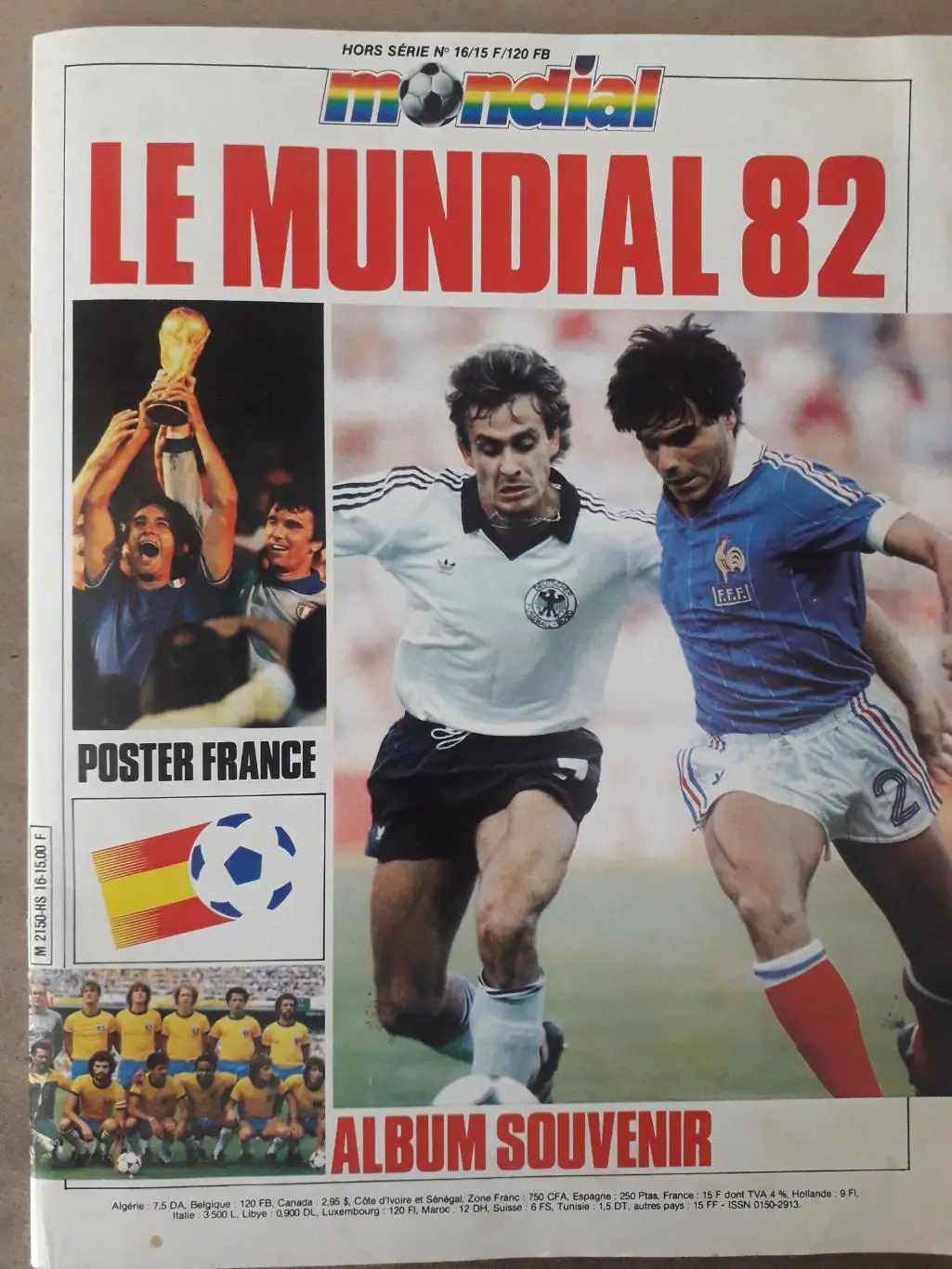 Mondial hors serie n°16, Хроника ЧМ 1982 г.