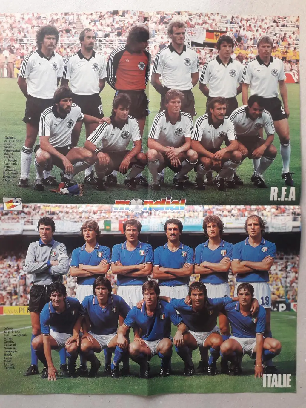 Mondial hors serie n°16, Хроника ЧМ 1982 г. 2