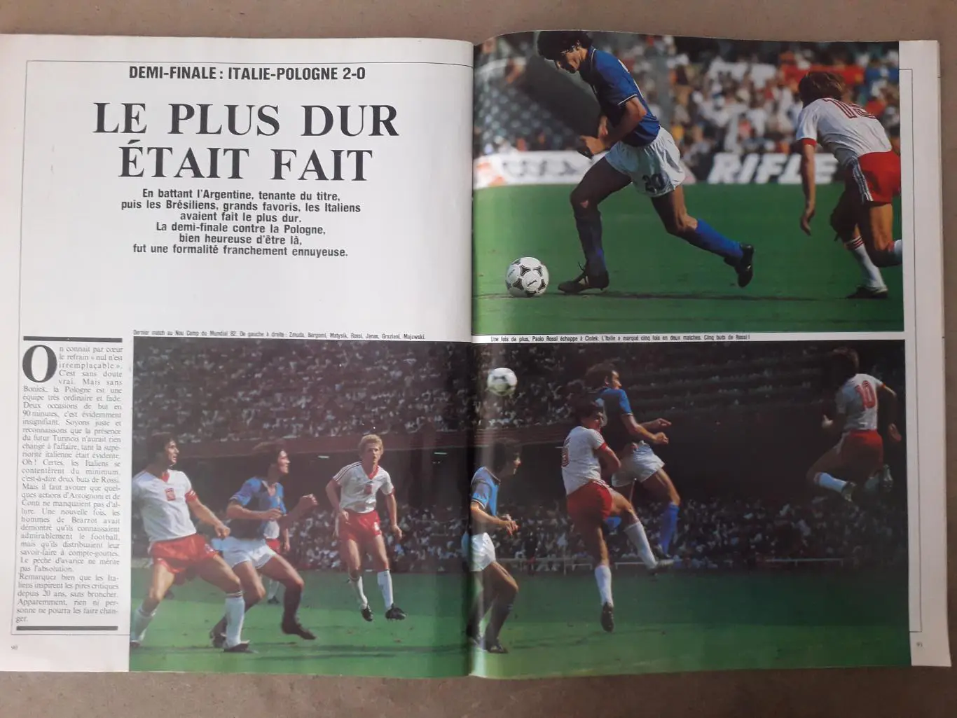 Mondial hors serie n°16, Хроника ЧМ 1982 г. 6