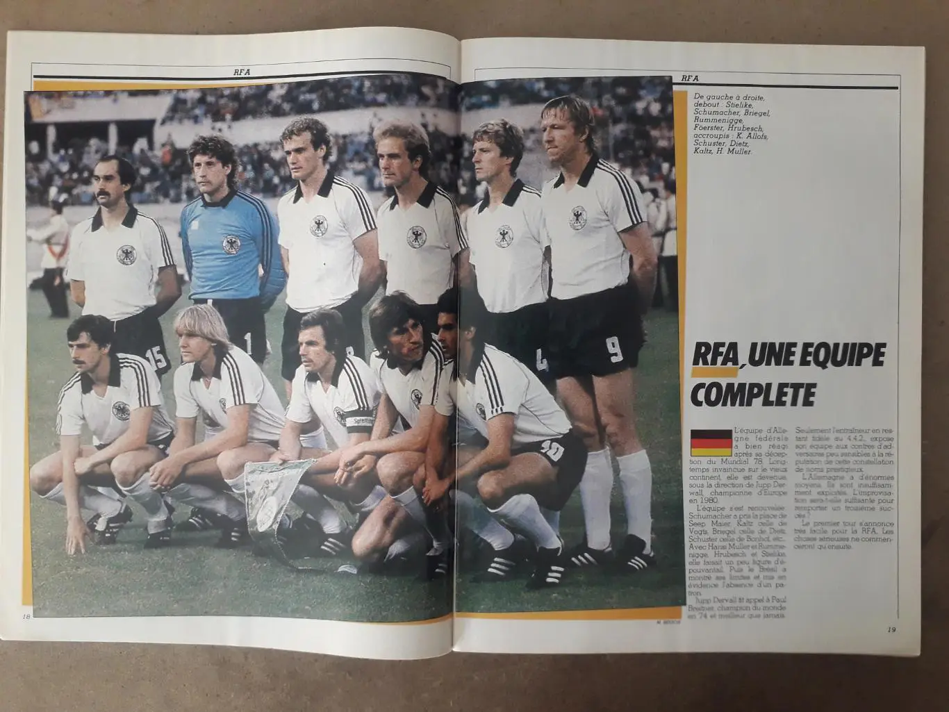 Mondial hors serie n°12, Хроника ЧМ 1982 г. 1