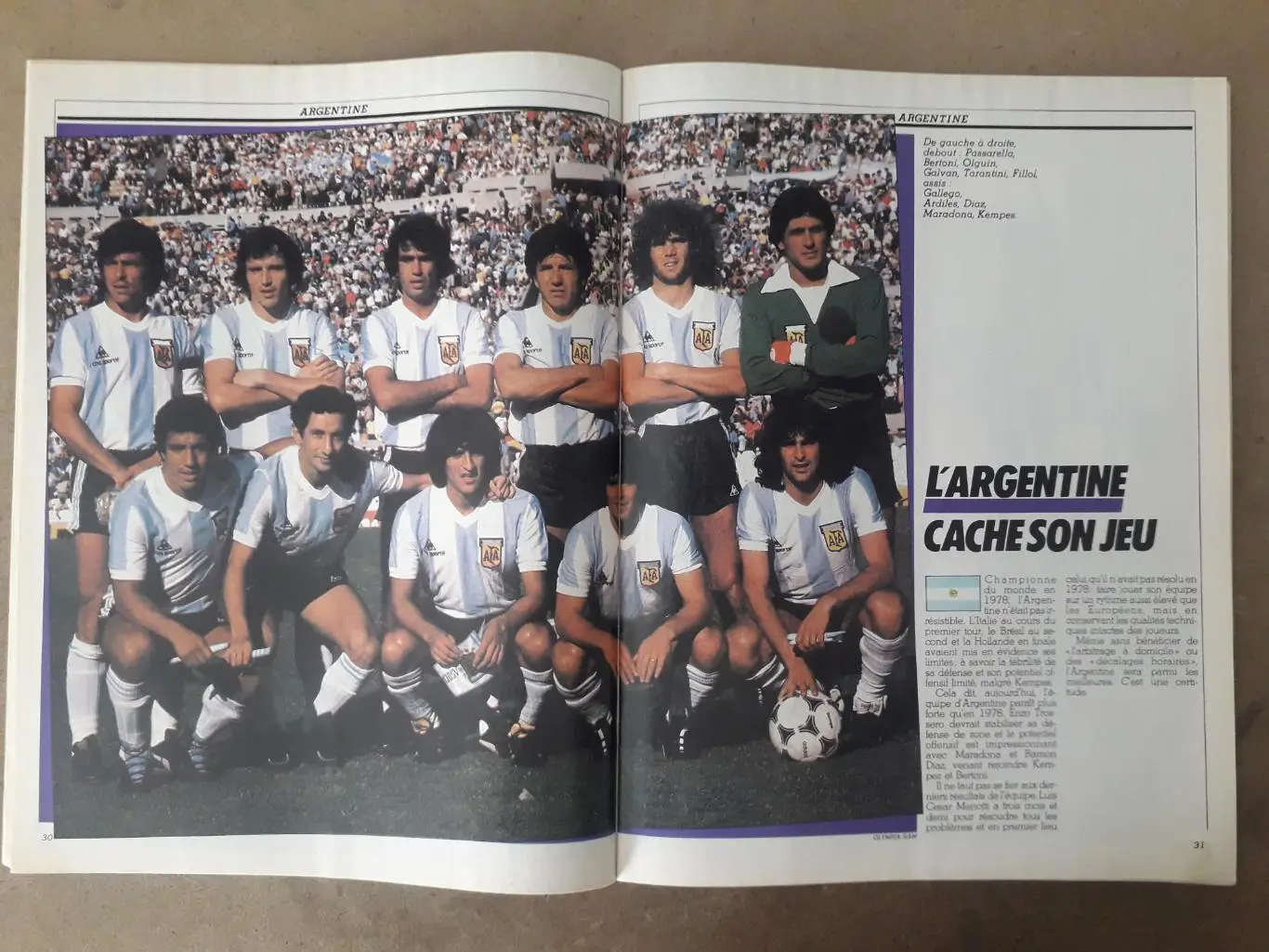 Mondial hors serie n°12, Хроника ЧМ 1982 г. 2