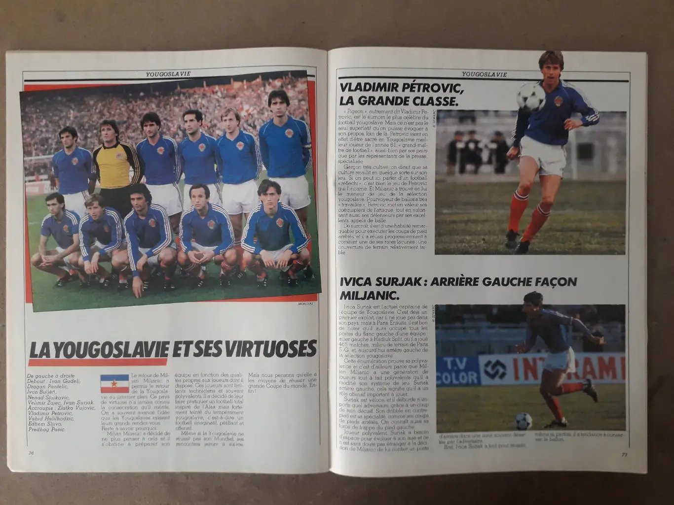 Mondial hors serie n°12, Хроника ЧМ 1982 г. 4