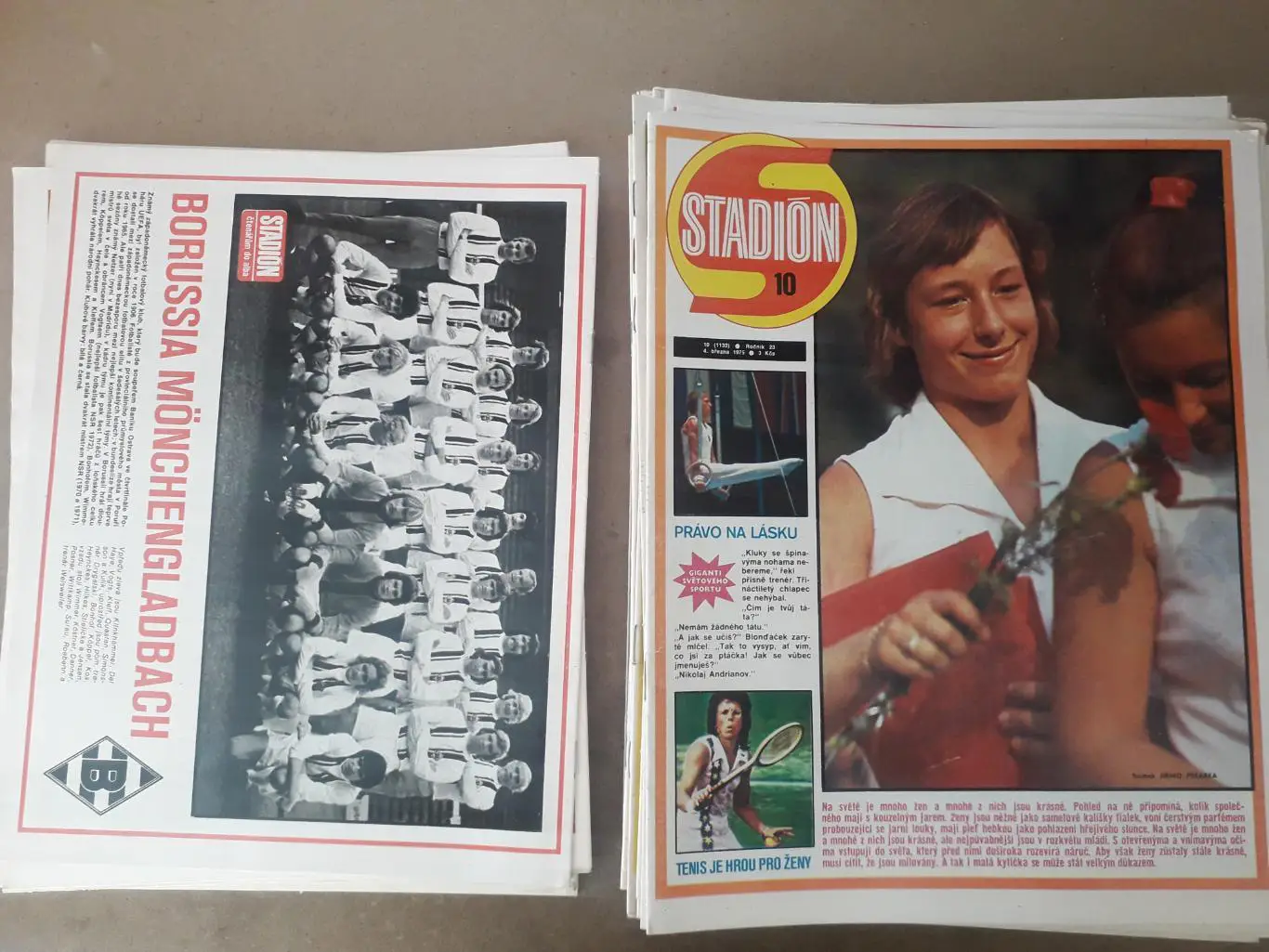 Журнал Stadion 1975, полный год 1