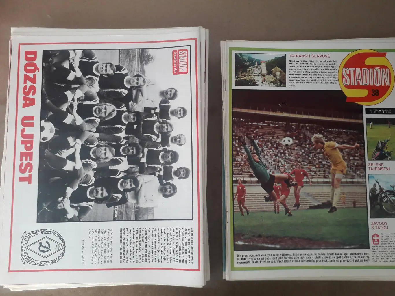 Журнал Stadion 1975, полный год 3