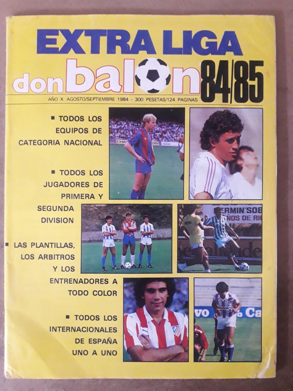 Don Balon extra liga 1984/85