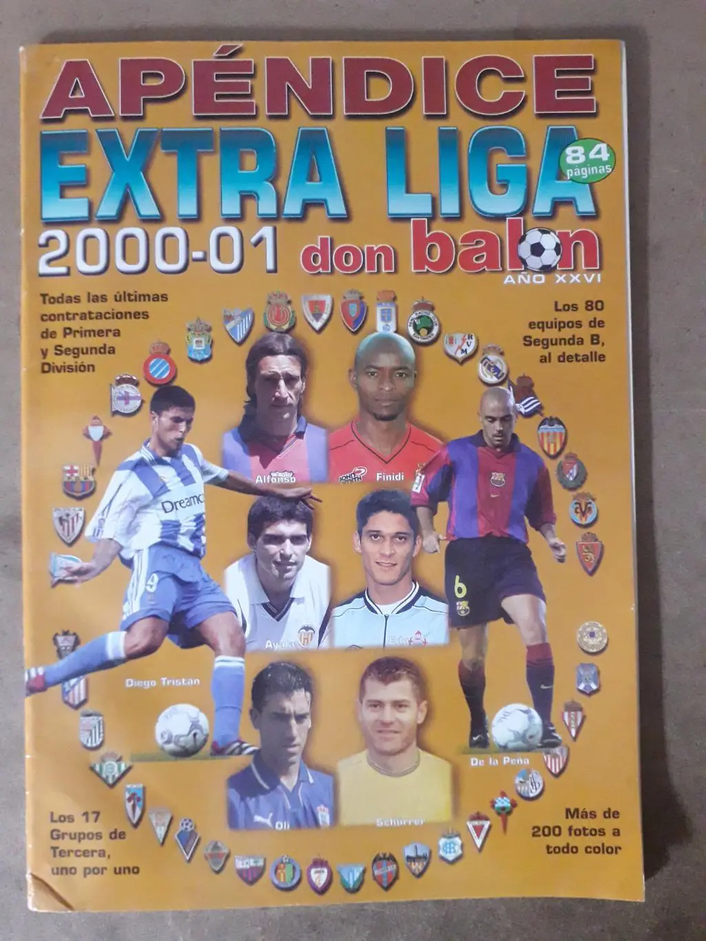 Don Balon apendice extra liga 2000/01