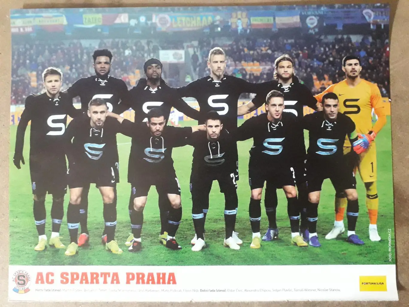 Постер из журнала Hattrick- Sparta Praha