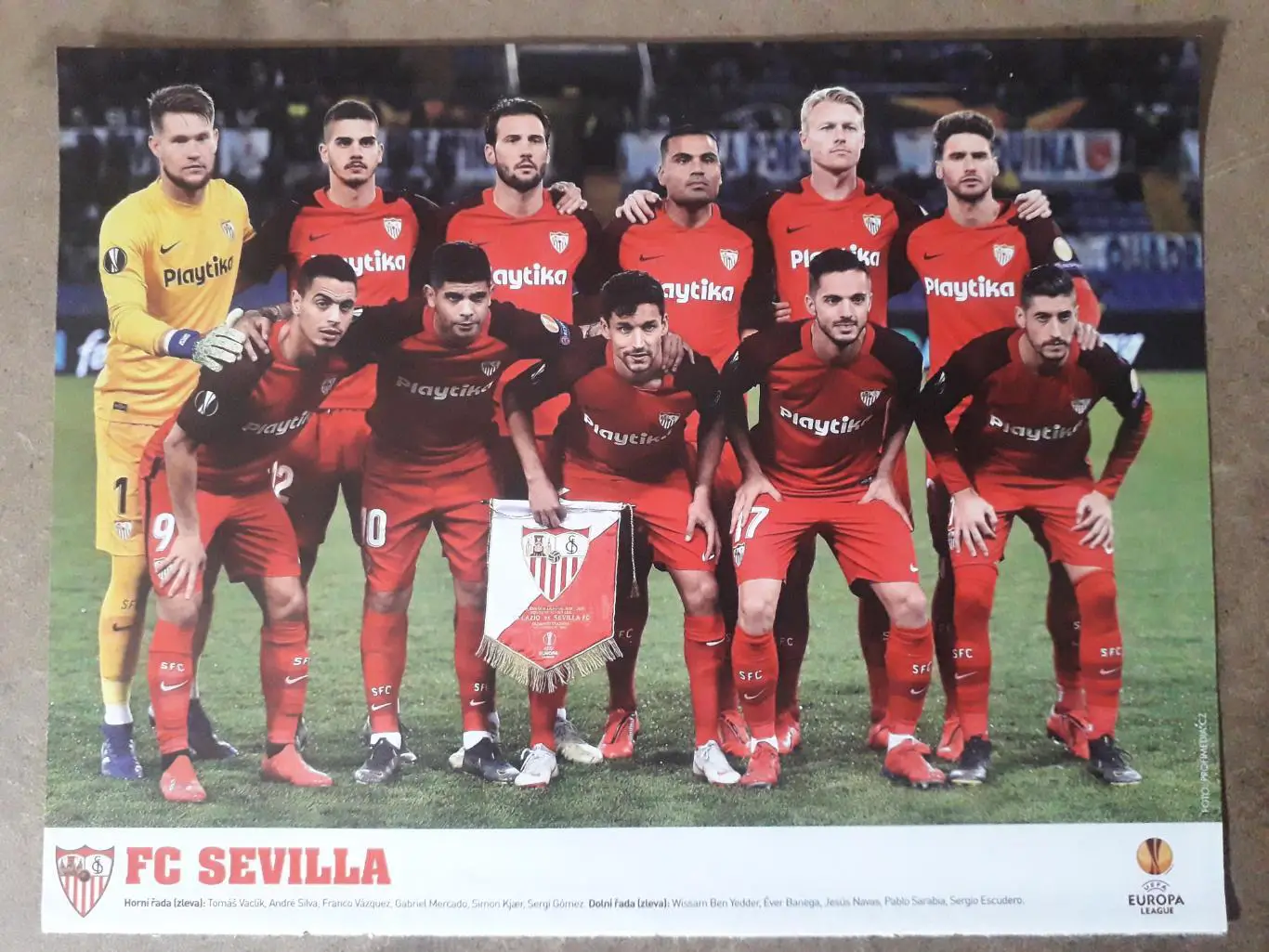 Постер из журнала Hattrick- Sevilla