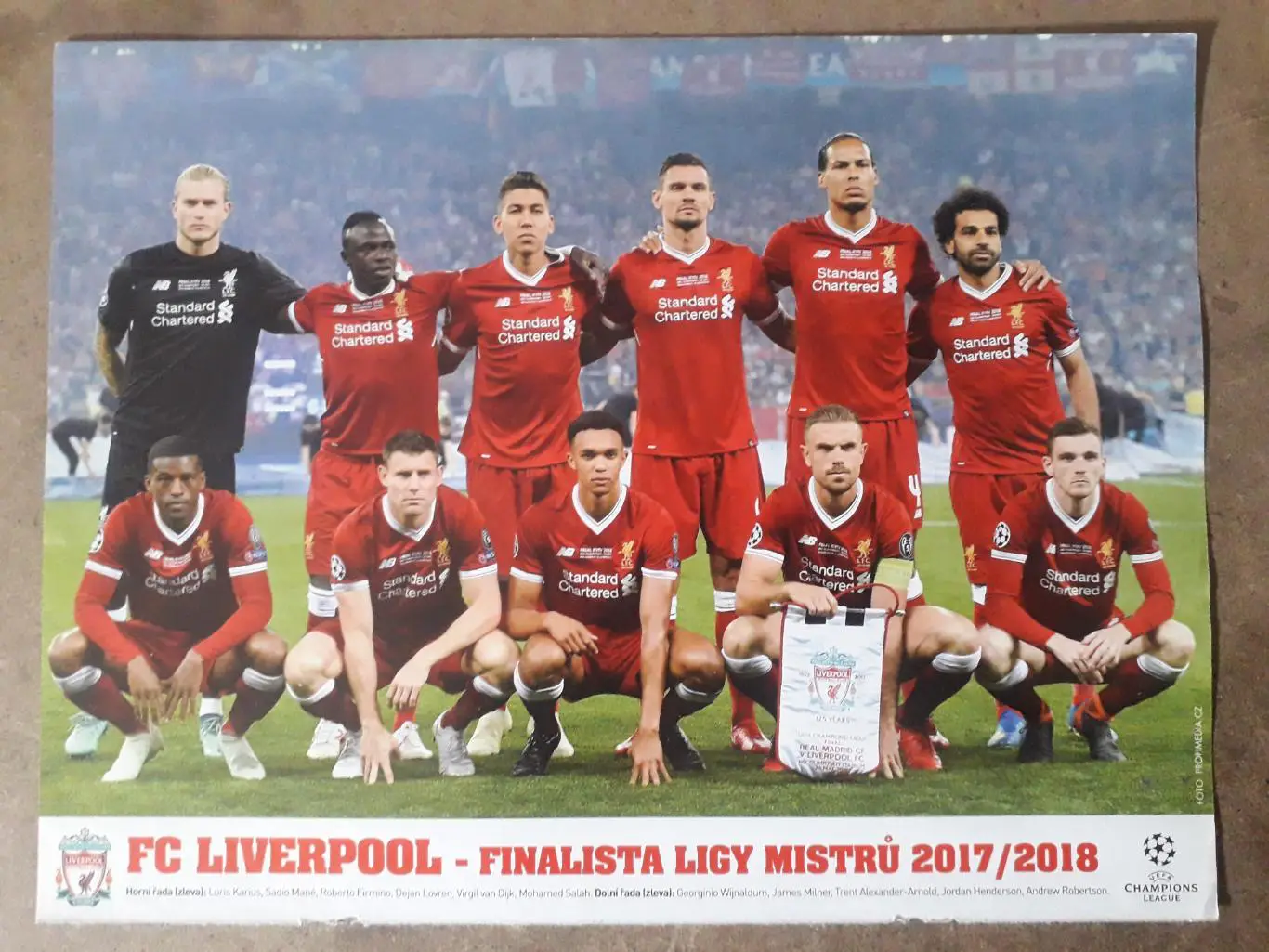 Постер из журнала Hattrick- Liverpool