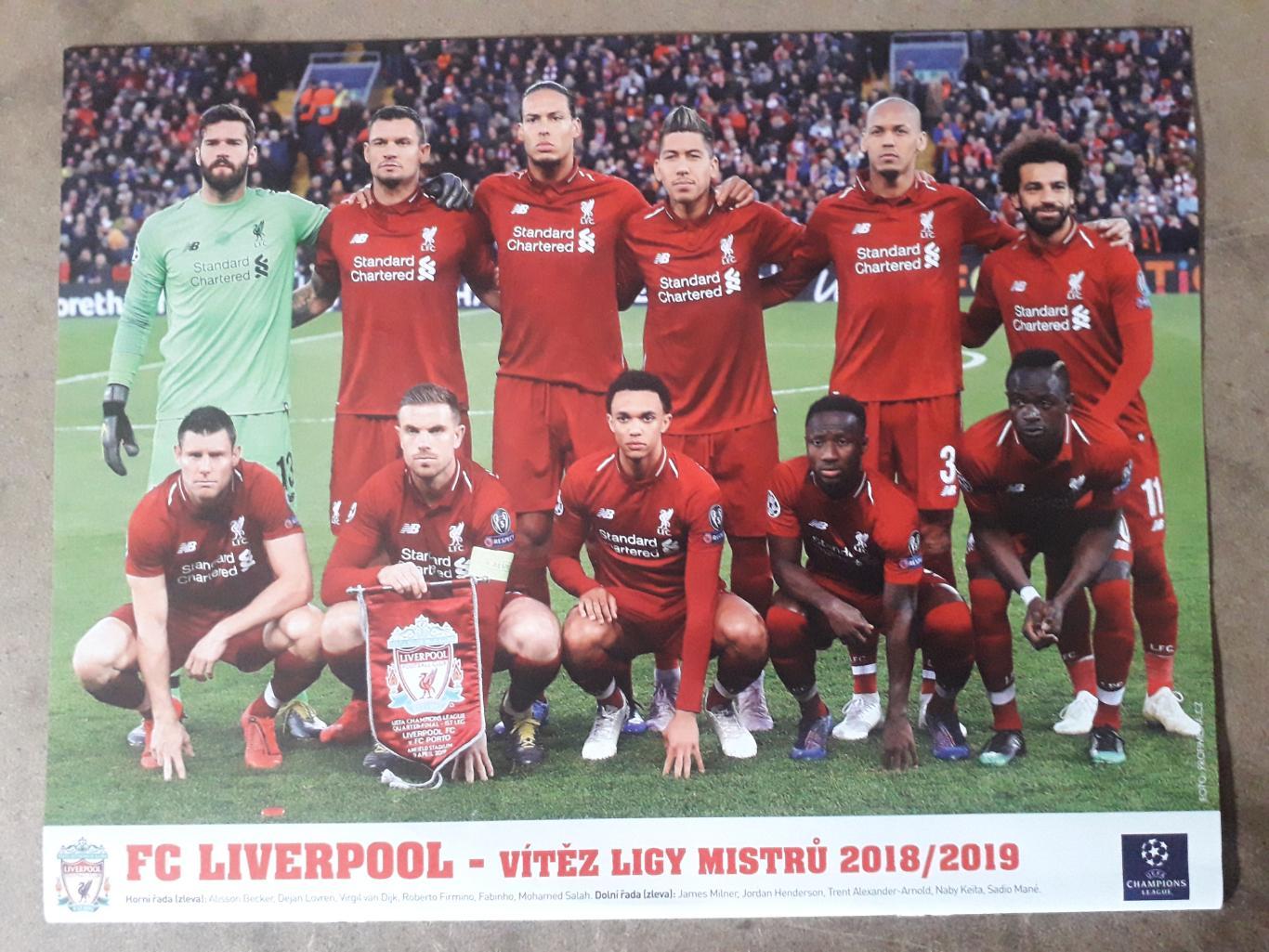 Постер из журнала Hattrick- Liverpool 2