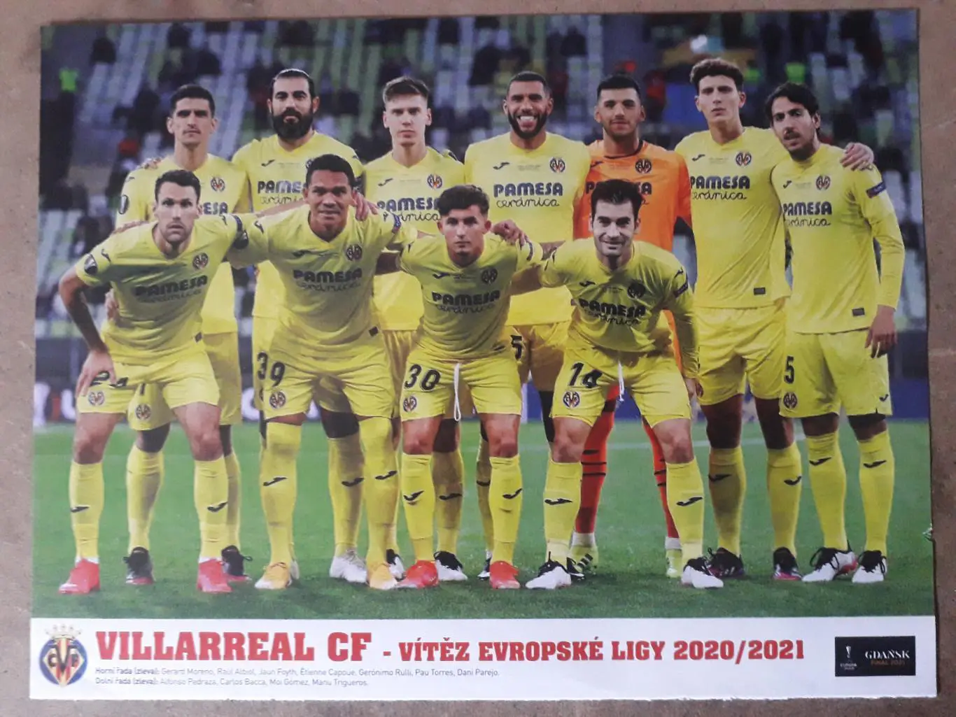 Постер из журнала Hattrick- Villarreal