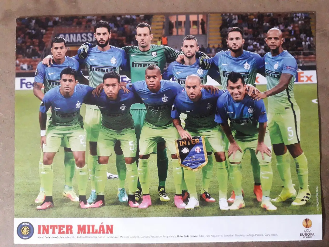 Постер из журнала Hattrick- Inter Milano