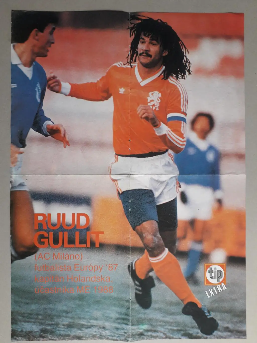 Плакат двусторонний А2 - Участники ЕВРО-1988/R.Gullit 1